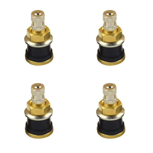 4 Piezas DYNWAVEMX TR575 Vástago de Válvula Sin Cámara de 5/8 16 Mm Piezas de Reparación de Neumáticos con Orificio de Llanta