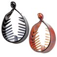 thumbnail image 1 of Clip Coiffeur Vintage en plastique: 2pcs Nonslip Panoris de queue de queue de quai de cheval, 1 of 10