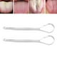 thumbnail image 4 of 2 raspadores de lengua ANGGREK Acero inoxidable portátil reutilizable limpiador de lengua, 4 of 8