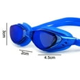 thumbnail image 2 of Unisex-Adult Swim Goggles Mirrored with Transition，Blue,Blue,F33106, 2 of 5