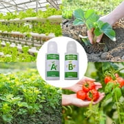 Soilless Cultivation A B Fertilizer Plant Universal Nutrient Solution Hydroponic Plant Fertilizer Compatible With Hydroponic Planter200ML