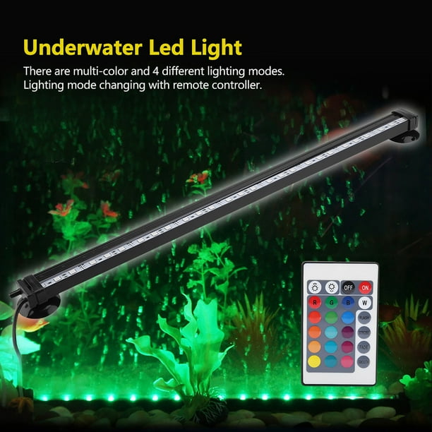 Luz LED subacuática con burbujas para pecera Bling Bling Kit de luces 46cm