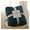 Green, variant on Khaki Coral Fleece Blanket,1*Blanket,The New Coral Fleece Blanket Flannel Solid Color Study Lunch Break Blanket