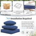 thumbnail image 5 of ELPOSUN 7-Piece Sectional Outdoor Cushion Set - Replacement Cushions for Patio Furniture, Waterproof & Weather-Resistant Lounge Sofa Cushions (Navy blue), 5 of 5