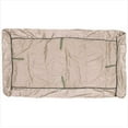 thumbnail image 2 of Toldo para asiento de columpio de jardín, dosel de repuesto para asiento de columpio, funda para silla de hamaca, tela de poliéster impermeable anti UV 191*120*20cm Beige, 2 of 4