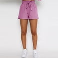 thumbnail image 1 of AYA Women's Spring/Summer Solid Color Leisure Long Sleeved Shorts Solid Color Fashion Set, 1 of 8