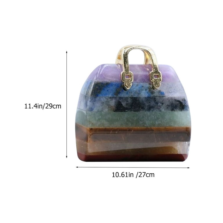 NUOLUX Stone Stones Beadcrystal Natural Crystals Bag Handbag Jewelry  Figurine Hand Gemstone Making Chip Chakra Beads Statue 