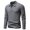 Gray, variant on Long Sleeve Shirt Classic Fit Casual Athletic Performance Top For Comfort Wear Casual Summer Shirts