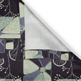 thumbnail image 4 of Ambesonne Floral Grommet Curtain Single Panel, Geometric Soft Spring, 50"x60", Pale Green Slate Blue, 4 of 5