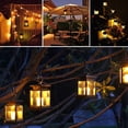 thumbnail image 6 of BIQIANWO 4 Pack Solar Candle Flickering Lights Led Hanging Solar Lanterns Lights for Garden, Patio, Umbrella, Tent, Tree, Yard, Deck, Camping, 6 of 9