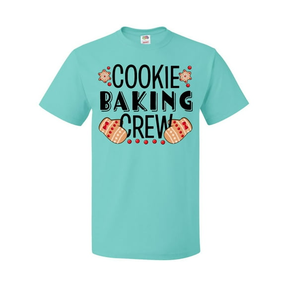 Inktastic Christmas Cookie Baking Crew with Oven Mitts T-Shirt