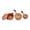 Copper + Black, variant on SPRING PARK 3Pcs Mini Miniature Dollhouse Furniture Cookware Pots Saucepan Kitchen Tools