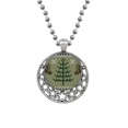 thumbnail image 1 of mas Arbre Marron Motif Élan Colliers Pendentif Rétro Lune Étoiles Bijoux, 1 of 3
