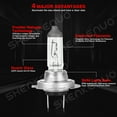 thumbnail image 5 of H7 Halogen Headlight Bulbs, High Beam/Low Beam/Fog Light-Wireless Noiseless 55W 10000LM 3400K 1:1 Design with Halogen Bulb | 2 Bulbs, 5 of 8