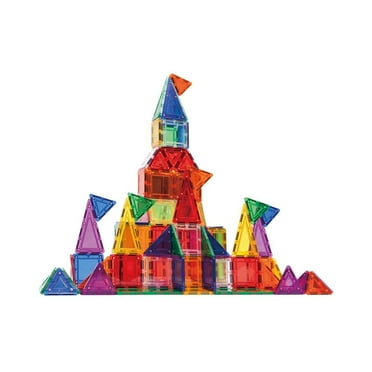 Tileblox Rainbow Multicolor Magnetic Tiles 104 Pieces