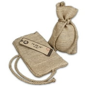 Burlap Small Sack 5.25"X8"-Natural, Pk 3, Canvas Corp