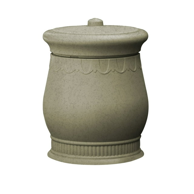 Good Ideas Savannah Panier de Rangement Décoratif Extérieur 30 Gallons Urn, Tan
