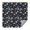 Dinosaur and Roar, variant on Dinosaur and Rainbow Black Pattern Square Tablecloth, Waterproof Wipeable Spillproof Washable Table Cover for Home Kitchen Party and Daily Decor 60"x60"