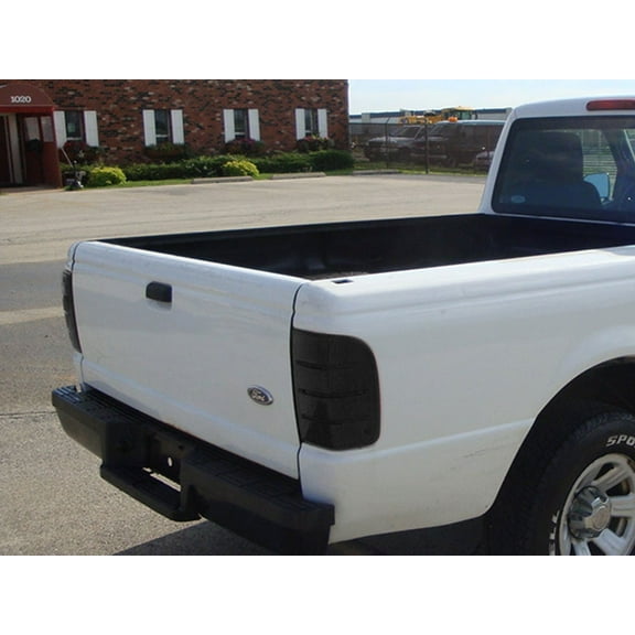 Rvinyl Tail Light Tint Covers Compatible with Ford Ranger 2001-2005 - Blackout Smoke