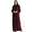 Wine, variant on Lindreshi Robes for Women Fuzzy Women's Winter Warm Nightgown Couple Bathrobe Men and Women and Winter Nightgown