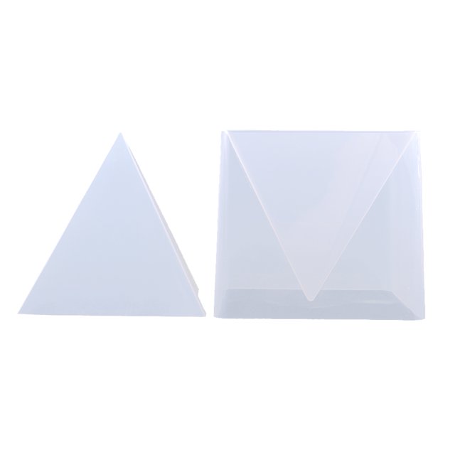 Molde Grande de Silicona de Joya Forma de Pirámide Resina Artesanal DIY Colgante Encanto 150mm Sunnimix Moldes para hacer joyas