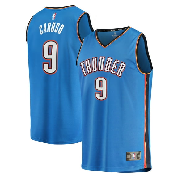 Youth Fanatics Alex Caruso Blue Oklahoma City Thunder Fast Break Replica Player Jersey - Icon Edition