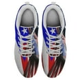 thumbnail image 2 of Puerto Rican American Flag Shoes for Men Women Running Shoes Lightweight Walking Sneakers Mesh Athletic Sport Shoes White Size 11, 2 of 5