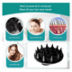 thumbnail image 3 of "Set De Cepillos De Silicona Para El Baño, La Cara Y El Pelo Belug,  Color Negro ", 3 of 5