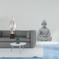 thumbnail image 2 of Estatua de arte abstracto,Estatua de arte abstracto Escultura de resina moderna,Estatua de mono,Estatua de Buda Mono para Interiores y Exteriores Budista,Figuras en miniatura meditando para, 2 of 8