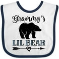 thumbnail image 3 of Inktastic Grammy Lil Bear Grandson Boys Baby Bib, 3 of 4