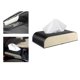 thumbnail image 1 of funtasica Auto PU cuero papel toalla caja pañuelos caja almacenamiento de papel para el hogar Negro beige Sharpla caso de tejido de coche, 1 of 7