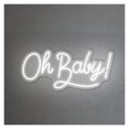 thumbnail image 1 of Letrero De Neón "Oh Baby" Para Decoración Baby Shower, Fiesta, Sala Juegos, Dormitorio, Bar, Estar, Cumpleaños, Pared 45cm, 1 of 3