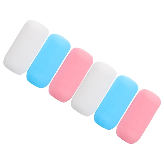 unbranded 6Ud Cubiertas De Silicona Para De Viaje Resistentes Colores Variados