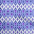 thumbnail image 1 of oneOone Georgette Viscose Bluish Violet Fabric Ikat Sewing Craft Projects Fabric Prints By Yard 42 Inch Wide, 1 of 4