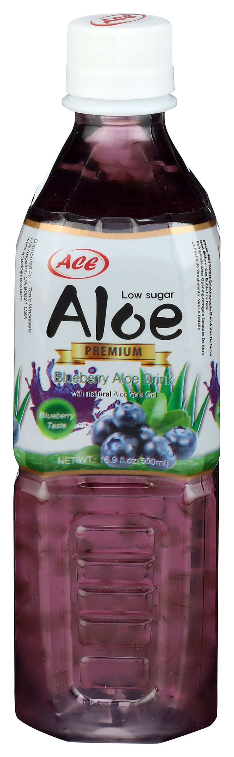 Ace Aloe Juice Blueberry Flavor, 16.90 Fl oz. - Walmart Business Supplies