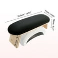 thumbnail image 7 of Unique Bargains Arm Rest for Nails Tech Professional Adjustable Nail Arm Rest Cushion Nail Arm Rest Soft Manicure Hand Rest Stand Black 1 Set, 7 of 7