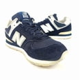 thumbnail image 1 of New Balance Mens 574 KJ574SNG Black Silver Running Shoes Lace Low Top Size 5.5, 1 of 6