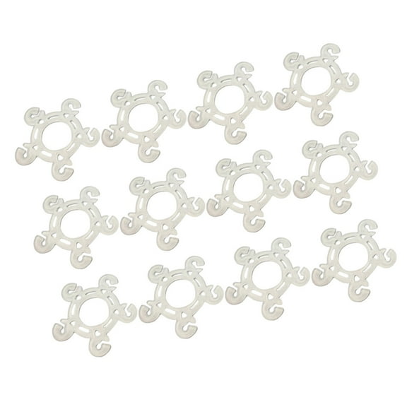 HOMEMAXS Balloons Clips Set with 60 Pieces Reusable Plastic Balloon Holders for Wedding Birthday Party Decorations