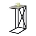 thumbnail image 5 of Home Square Tucson C End Table in Gray Wood Finish with X Metal Frame - Set of 2, 5 of 6