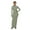 Sage, variant on Women's Mock Neck Long Sleeve Maxi Slim Dress 80% Polyester 20% Spandex with Comfortable Stretch and Sleek Silhouette