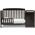 thumbnail image 5 of Delta Children Mason Convertible 6-in-1 Baby Crib and Changer, Dark Chocolate, 5 of 13