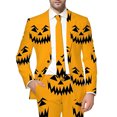 thumbnail image 1 of toraway Ensembles de Costumes pour Hommes Mode Décontractée Boucle Imprimée Simple Mode Douce Travail Formel Chaud Décontracté m, 1 of 4