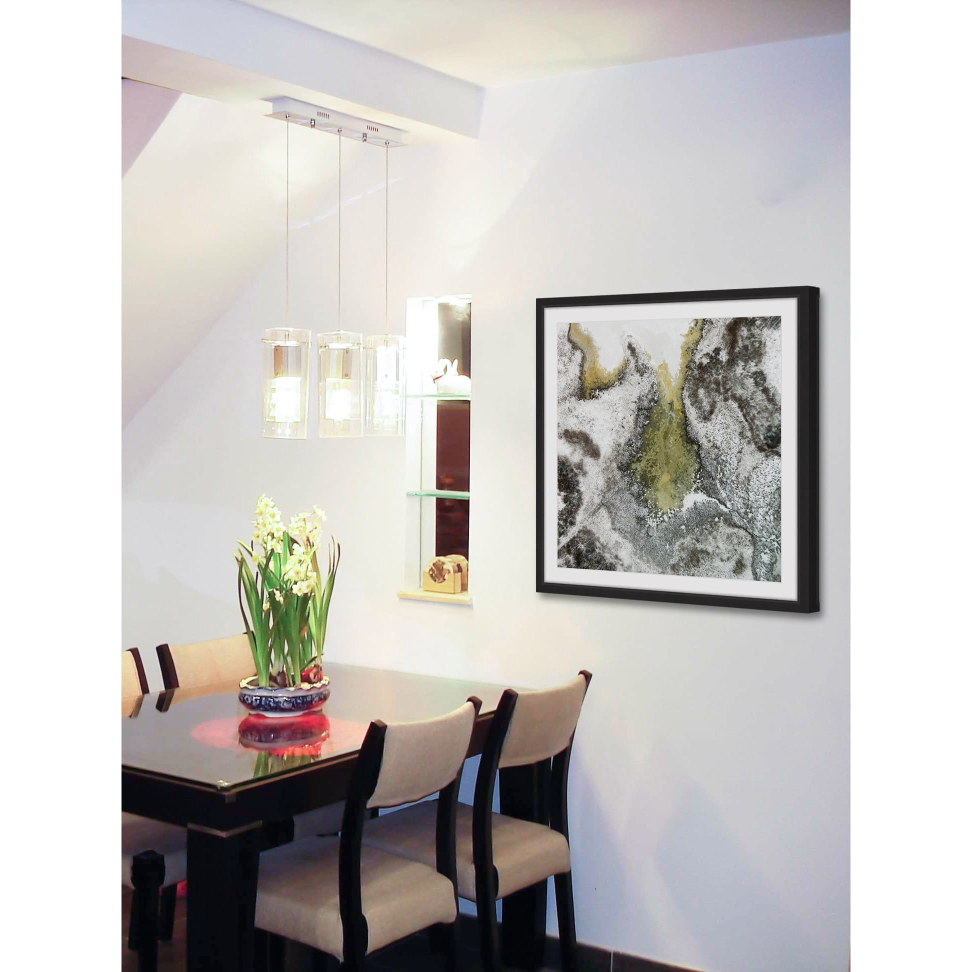 Marmont Hill "Inner Turmoil" By Karolis Janulis Framed Painting Art Print, 32.0" x 1.5"