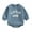 Blue, variant on Bagilaanoe Newborn Baby Girl Boys Oversized Romper Sweatshirt Long Sleeve Bodysuits Letter Embroidery Pullover 3M 6M 12M 18M Infant Casual Tee Tops