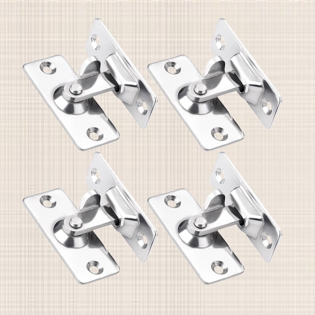 RUNROTOO 4Pcs Stainless Steel Door Latch Bolt For Indoor Use And Security Needs