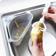 thumbnail image 2 of Triangular Shape Sink Shelf, Sponge Storage Rack Corner Hanging Sink Drains Strainer, For Bathroom Dishwashing Kitchen, 2 of 8