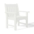 thumbnail image 5 of WestinTrends Malibu 5-Piece HDPE Outdoor Patio Chair and Square Table Dining Set, White, 5 of 15