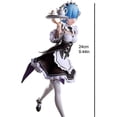 thumbnail image 2 of Anime Action Figure Re Zero Rem Figure Model Statue, 24cm Cartoon Pvc Anime Maid Figu, 2 of 4