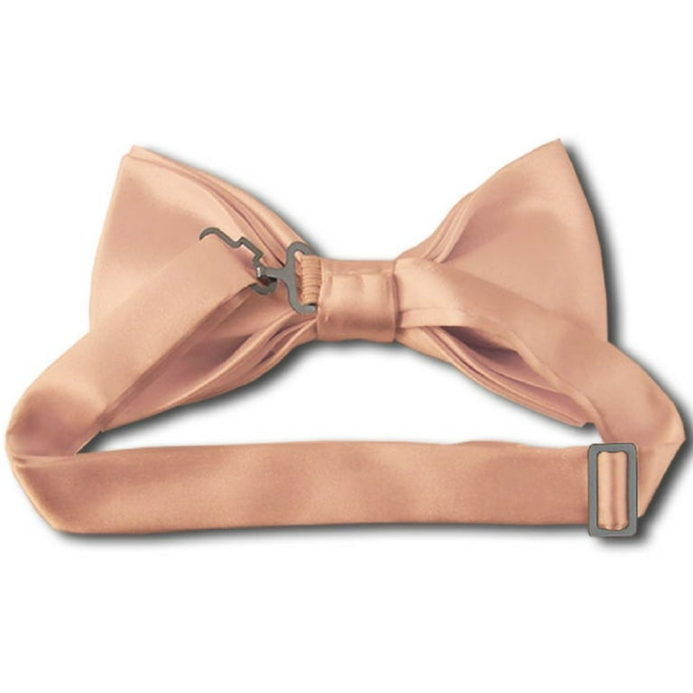 NYFASHION101 Men s Solid Color Adjustable Pre Tied Bow Tie Light