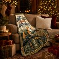 thumbnail image 3 of Short Legs Long Adventures Corgi Hiking Mountain Design, Festive Pet Portrait Pattern, Warm Flannel Blanket for Cabin and Lodge, Dog Lovers Christmas Gift, Pet Lover Home Decor, 3 of 9